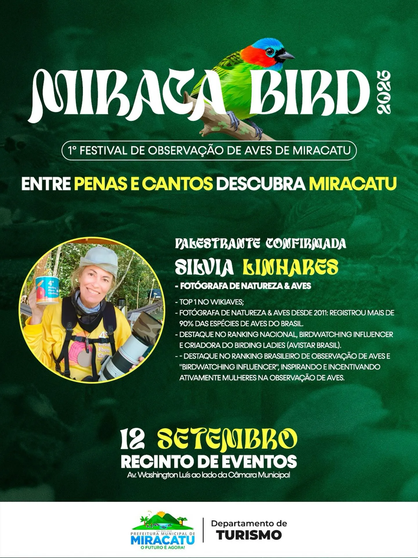 MIRACA BIRD – 1º Festival de Observação de Aves de Miracatu