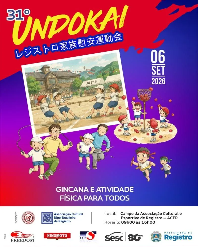 Esporte e encontro de gerações na 31ª edição do Undokai em Registro
