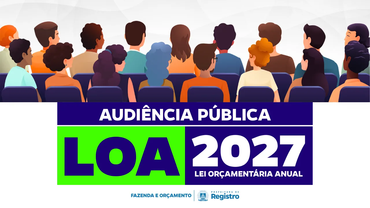 Prefeitura de Registro realiza audiência pública para elaboração do Orçamento 2027