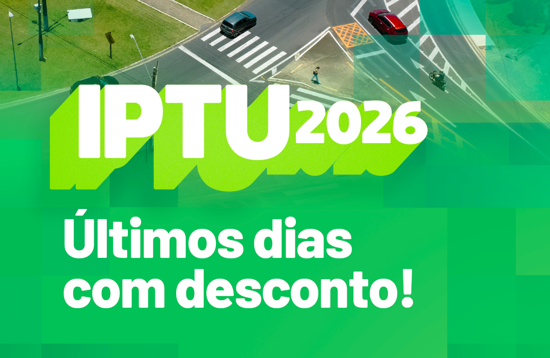 IPTU 2026: Parcela única com 10% de desconto vence em 10 de março em Registro