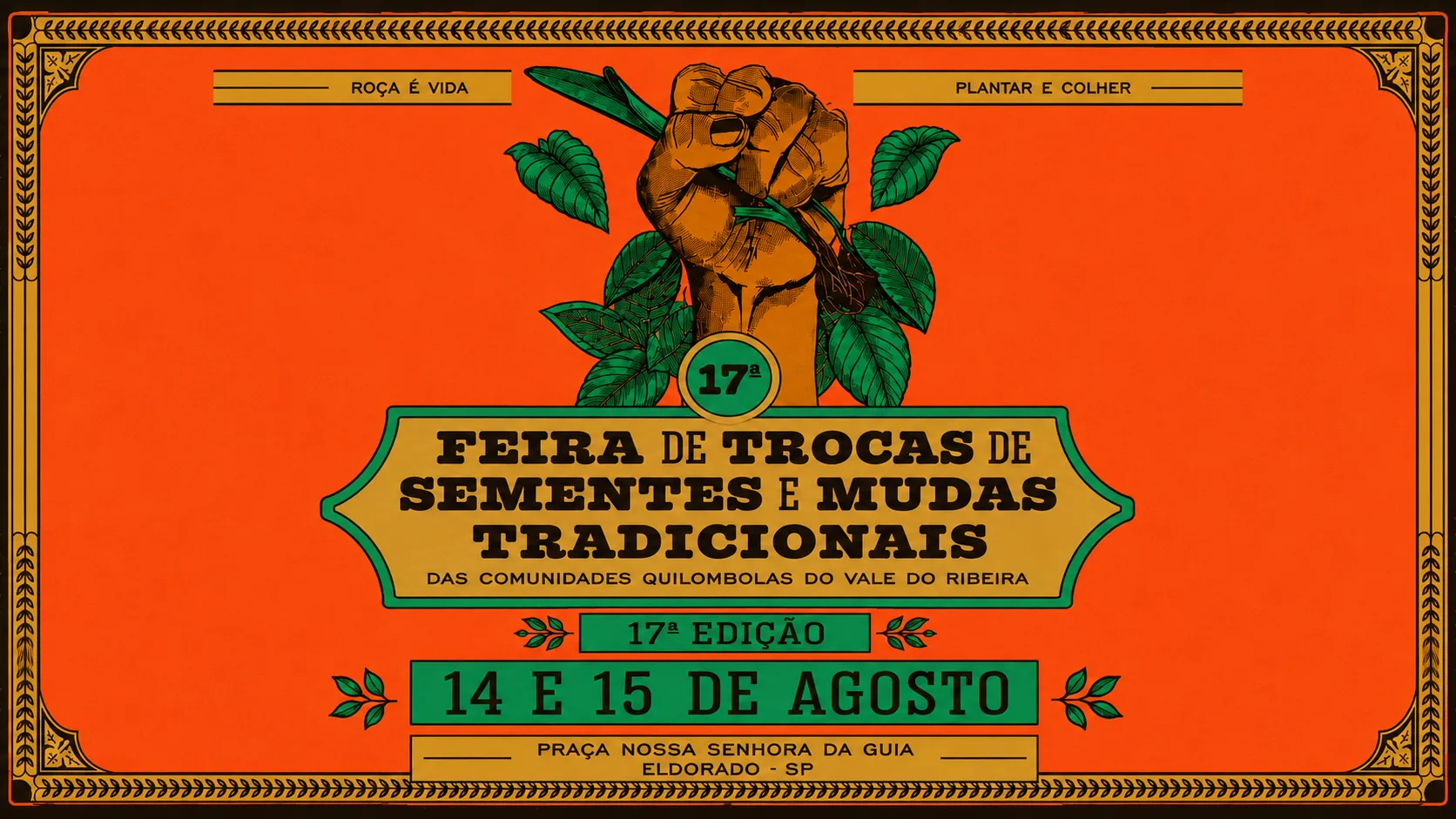 Em agosta chega a 17ª Feira de Troca de Sementes e Mudas Tradicionais