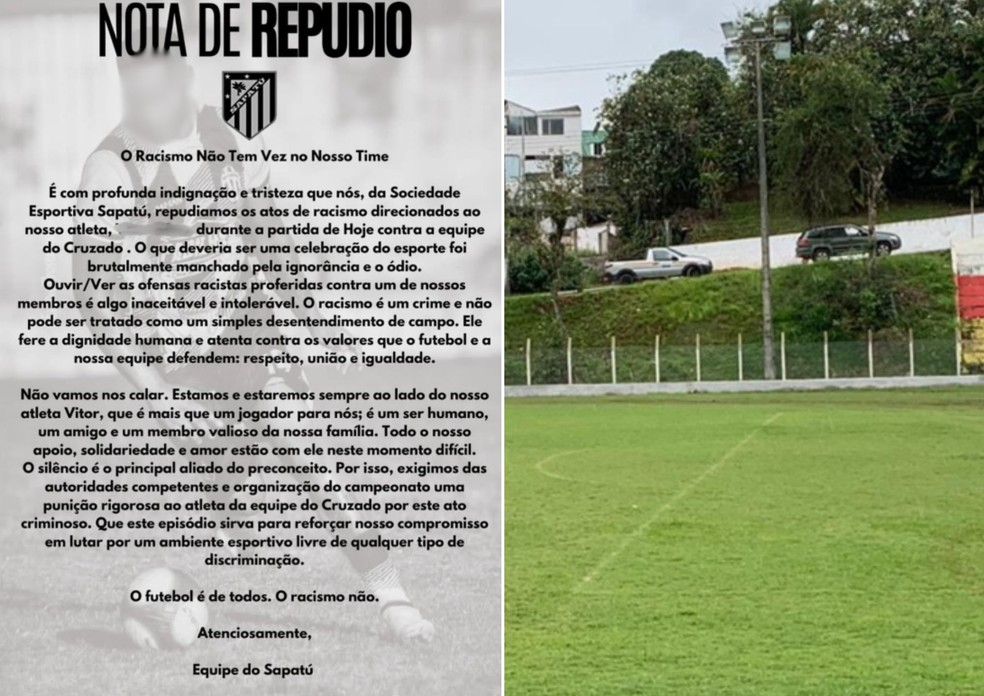 Jogador é vítima de racismo em Eldorado | Clubes e Prefeitura se manifestam