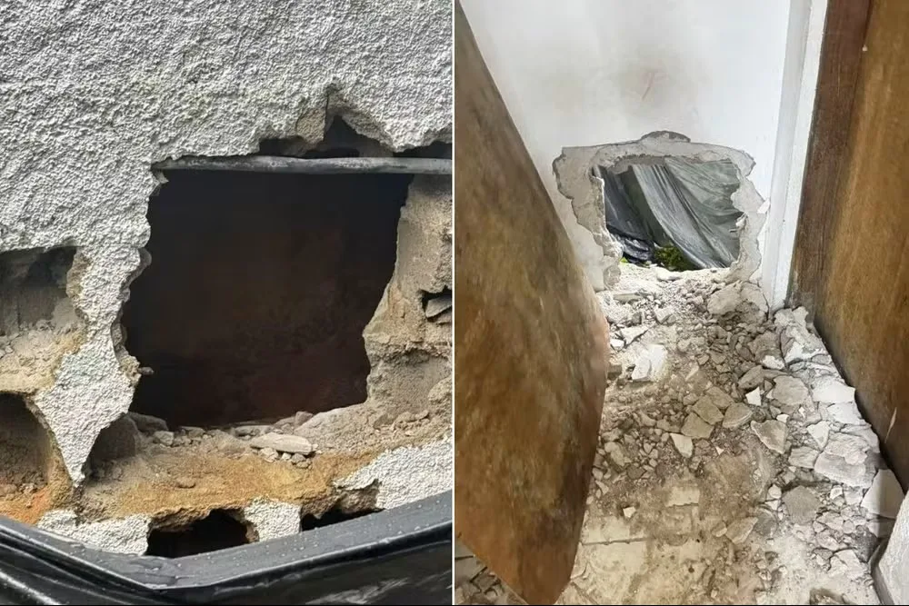 Criminosos invadem supermercado por parede lateral e furtam R$ 100 mil em Registro