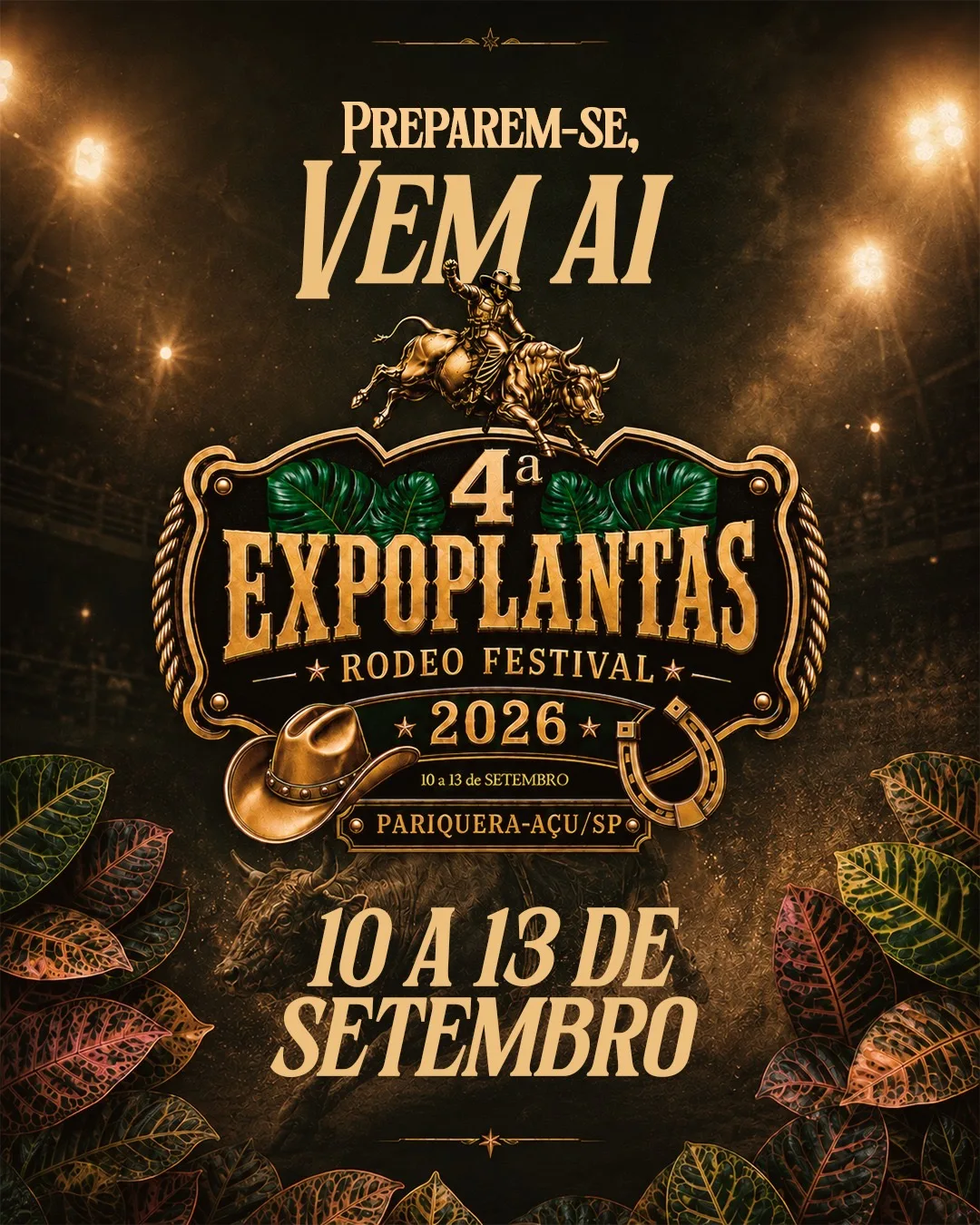 Vem aí a 4ª ExpoPlantas Rodeo Festival!