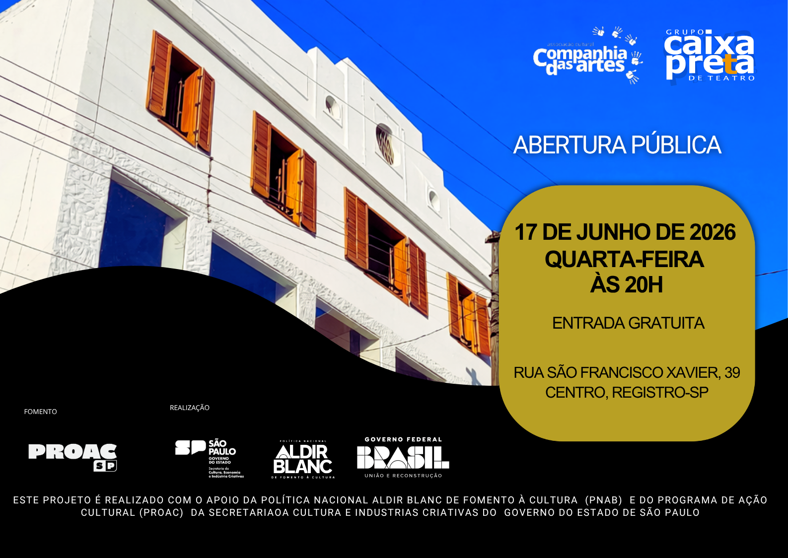 Contagem regressiva: Registro se prepara para o renascimento do Cine Santo Antônio como Teatro Caixa Preta