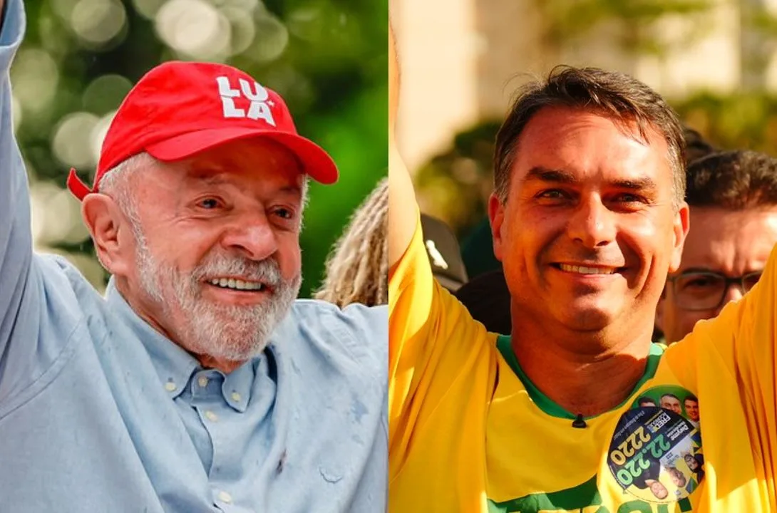 O presidente Luiz Inácio Lula da Silva e o senador Flávio Bolsonaro | Ricardo Stuckert/PR - Charles Vieira/Flickr